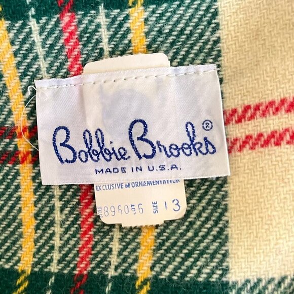 Vintage Woman's Bobbie Brook's Plaid Wool Plaid Made In USA Blazer Sz 13 - Picture 6 of 10